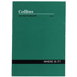 Collins Where Is It Notebook A6 120pg A-Z Green Green
